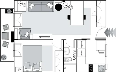 Entire apartment at Lersundi K., 48009 Bilbo, Bizkaia, Spain, image 5 of 21