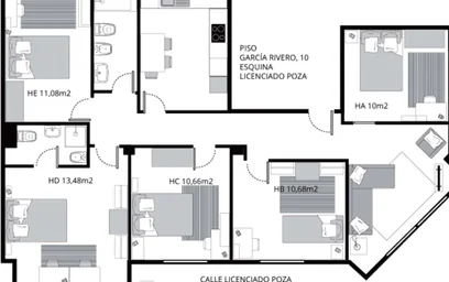 Stanza privata in García Rivero Maisuaren Kalea, 48009 Bilbo, Bizkaia, Spain, immagine 9 di 22