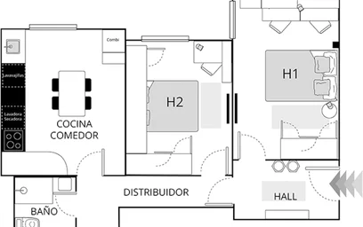 Quarto privado em Ramón y Cajal Etorb., 48014 Bilbo, Bizkaia, Spain, imagem 19 de 19