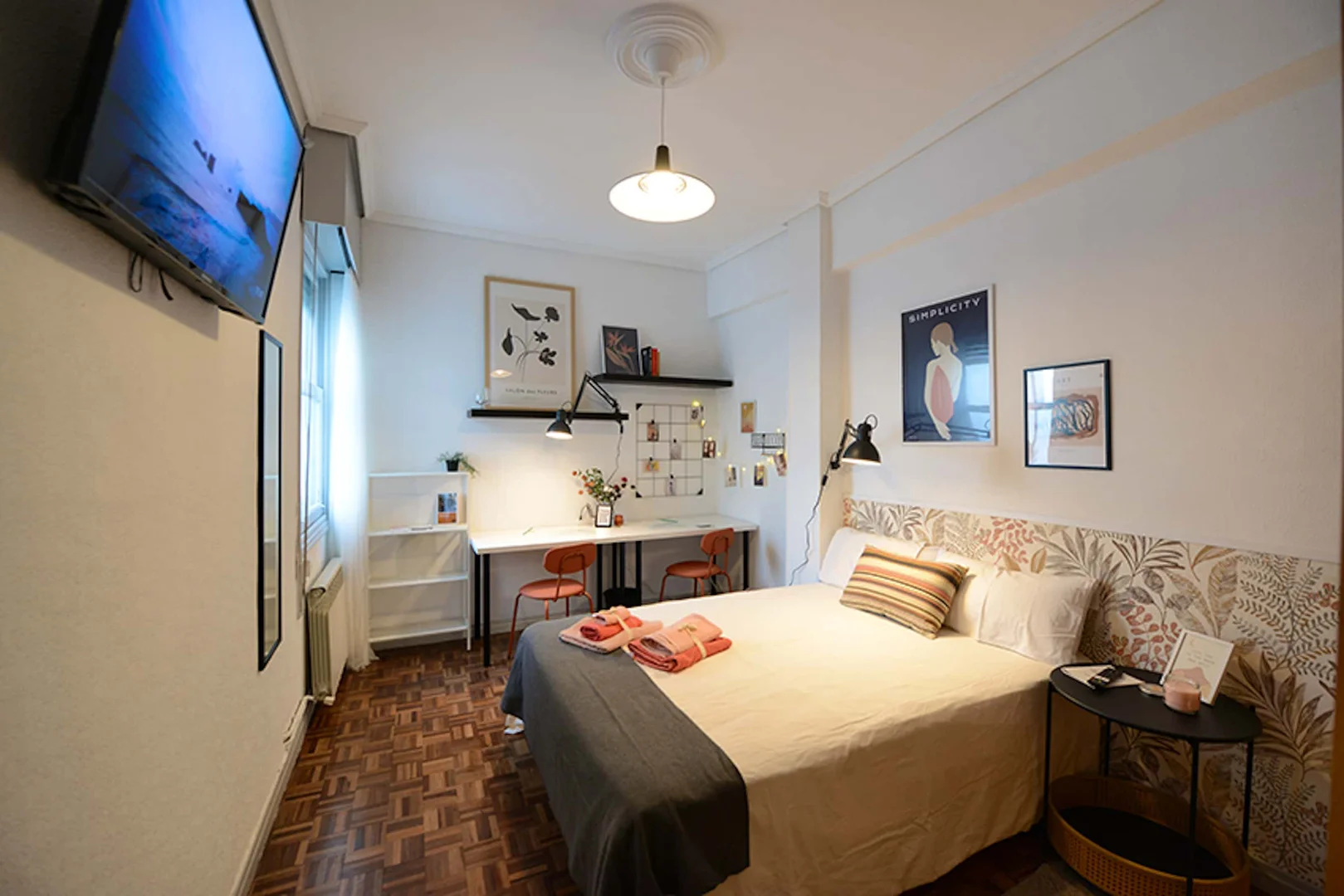 Quarto acolhedor para estudantes disponível em 