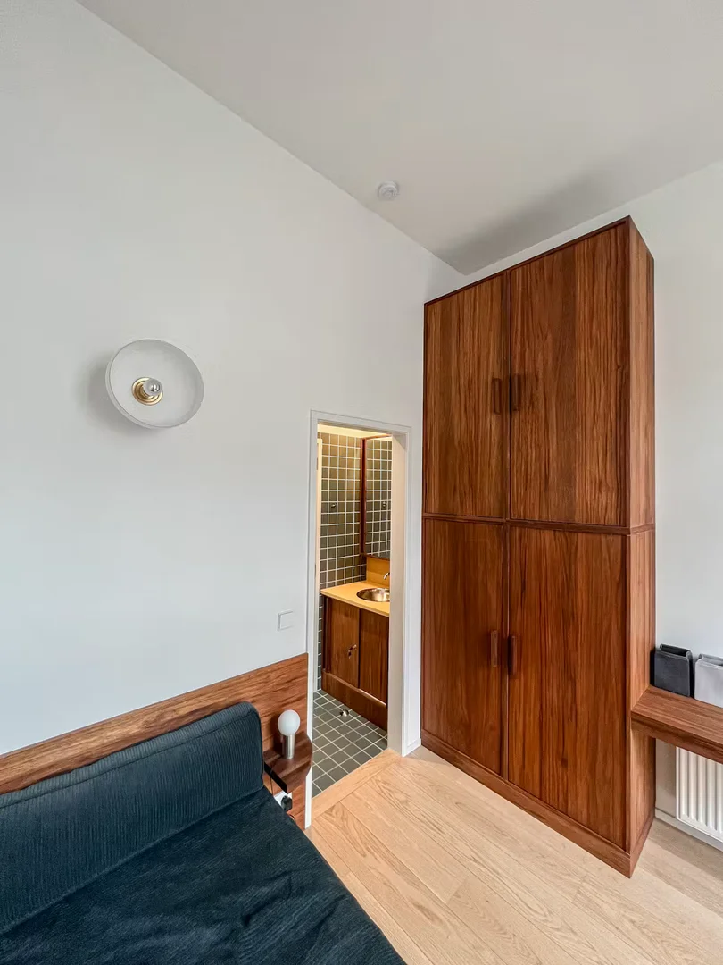 Quarto amigo do estudante em  com comodidades modernas