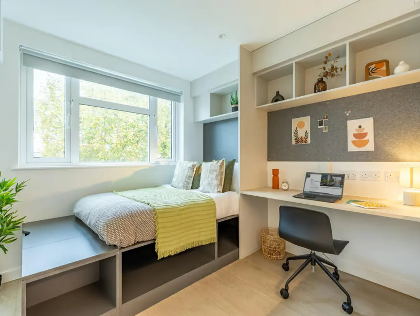Apartamento estúdio totalmente equipado para estudantes em