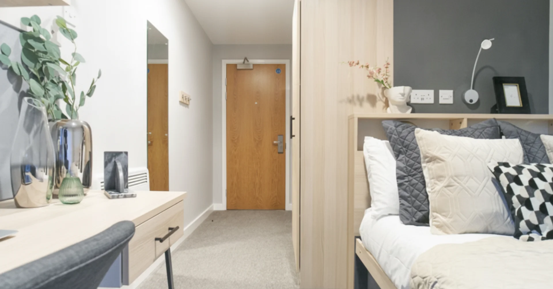 Quarto acolhedor para estudantes disponível em 