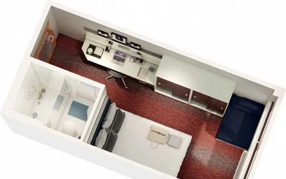 Chambre privée en résidence à Lambert House, 80 Talbot St, Nottingham NG1 5EN, United Kingdom, image 20 de 27