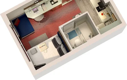 Chambre privée en résidence à Lambert House, 80 Talbot St, Nottingham NG1 5EN, United Kingdom, image 17 de 27