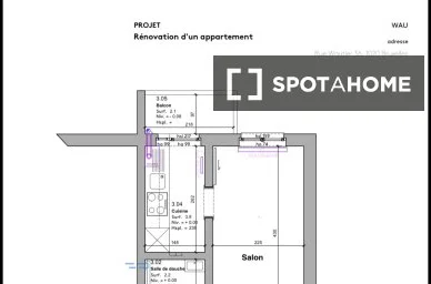 Apartamento inteiro em Rue de Wautier, imagem 3 de 13
