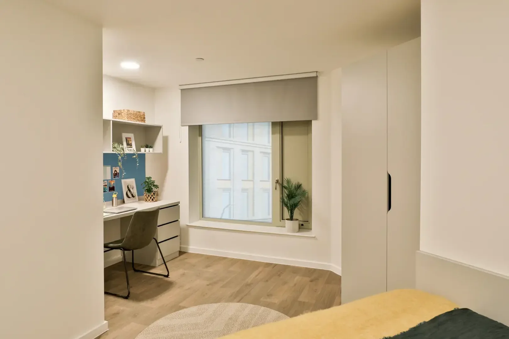 Habitación estudiantil amplia y cómoda en 