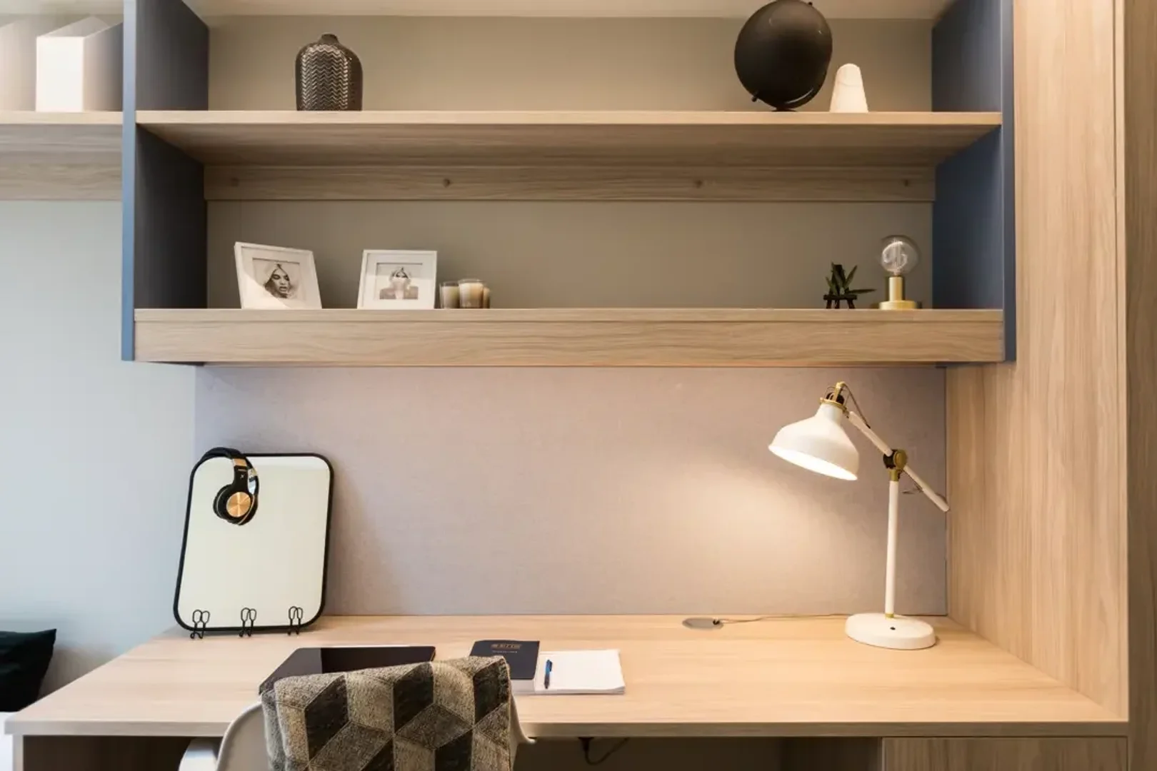 Habitación asequible para estudiantes con buena iluminación en 