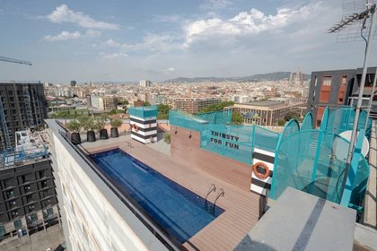 Location mensuelle de chambres à Barcelone