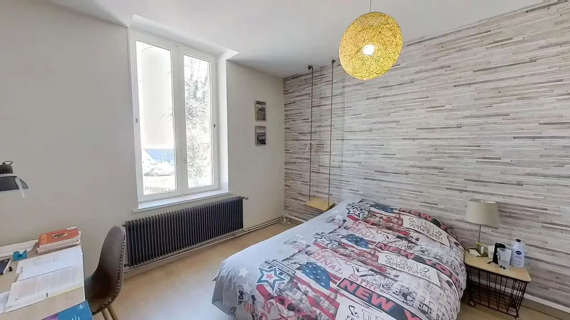 Quarto de estudante funcional perfeito para estudar em