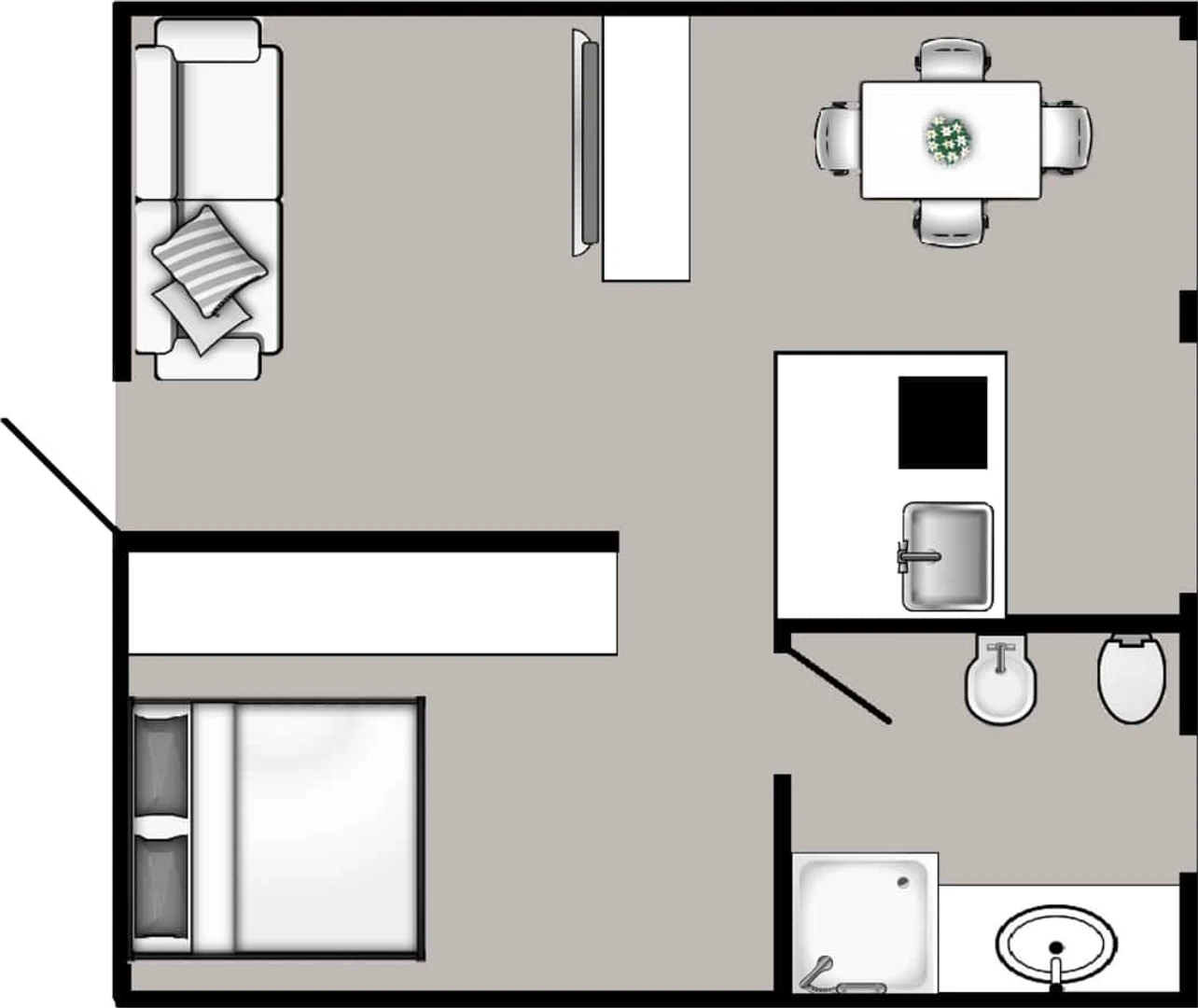 Mieszkanie z 2 sypialniami w Ancona