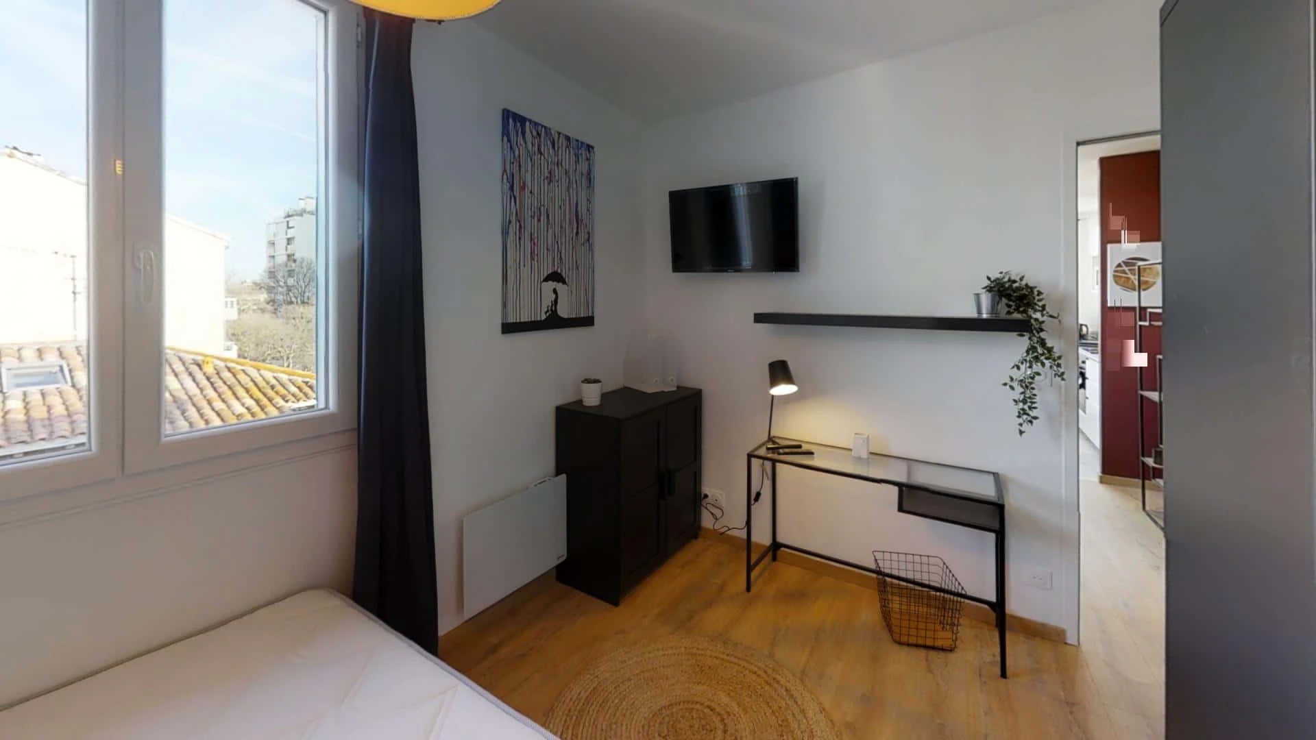 Quarto para alugar com cama de casal em Toulouse