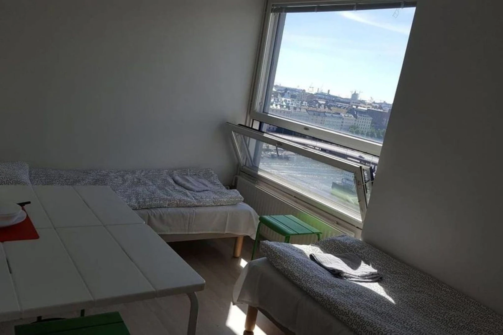 Helsinki de çift kişilik yataklı kiralık oda