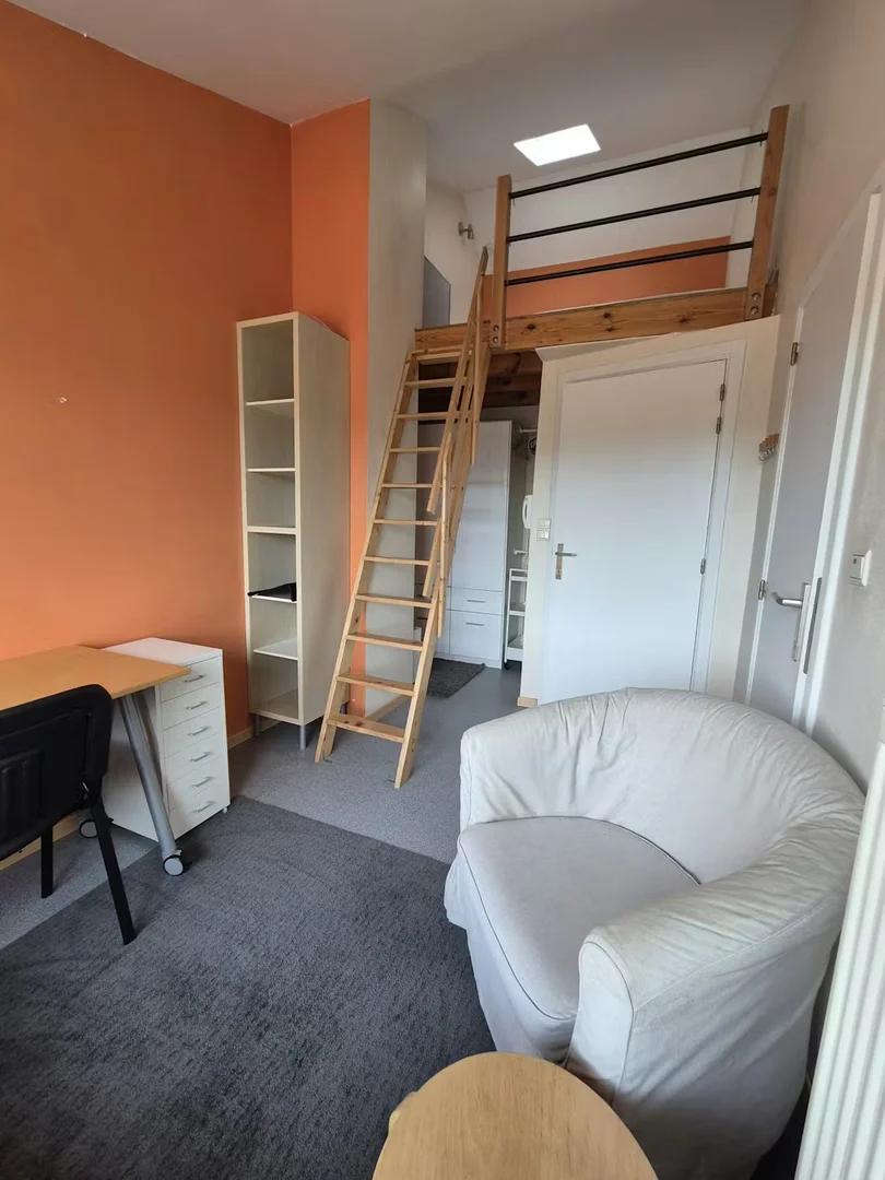 Helles und luftiges Studentenzimmer mit einfachem Zugang zur Universität in 
