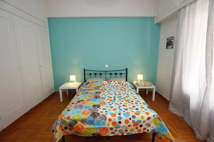 Chambre à louer dans un appartement en colocation à Athènes