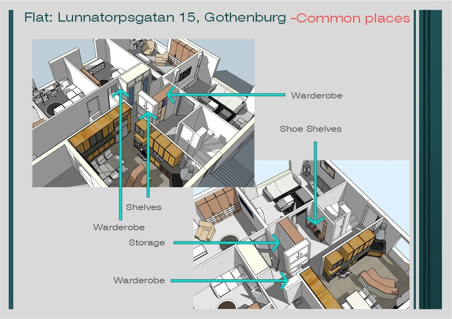 Quarto para alugar num apartamento partilhado em Gotemburgo
