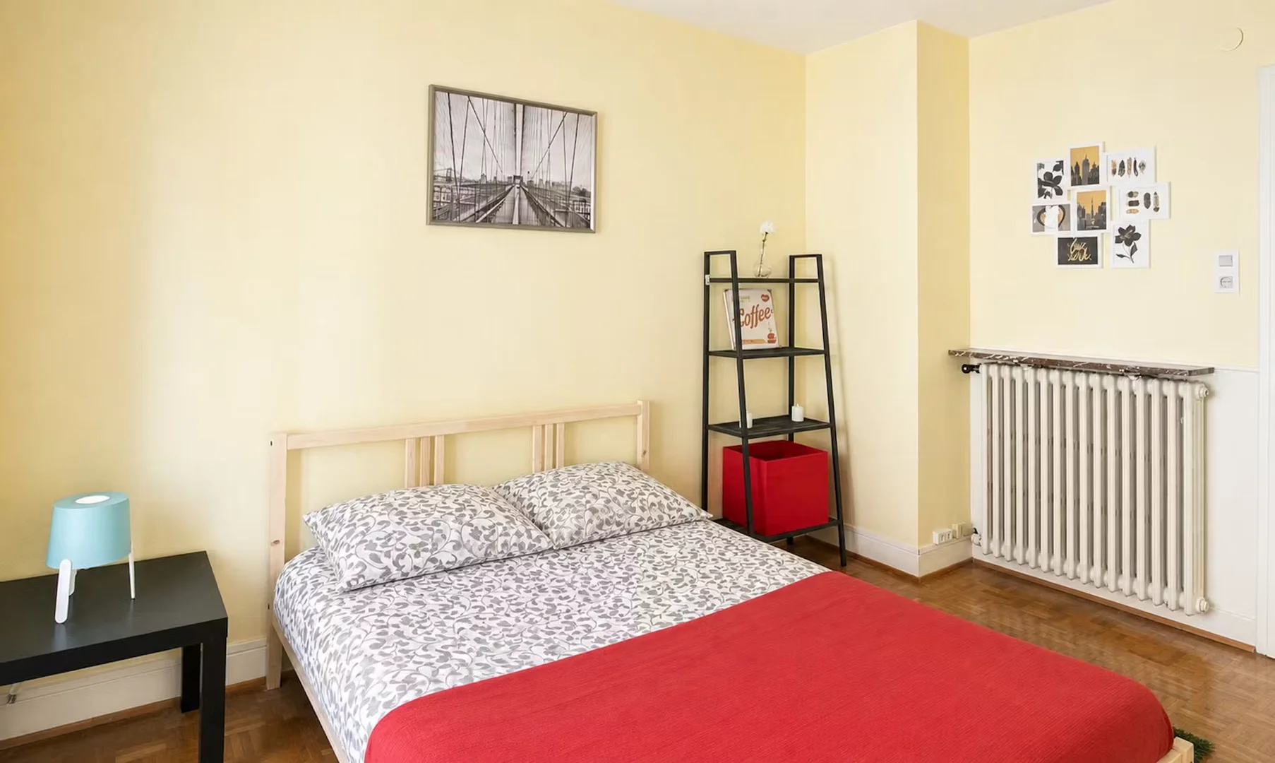 Habitación asequible para estudiantes con buena iluminación en 