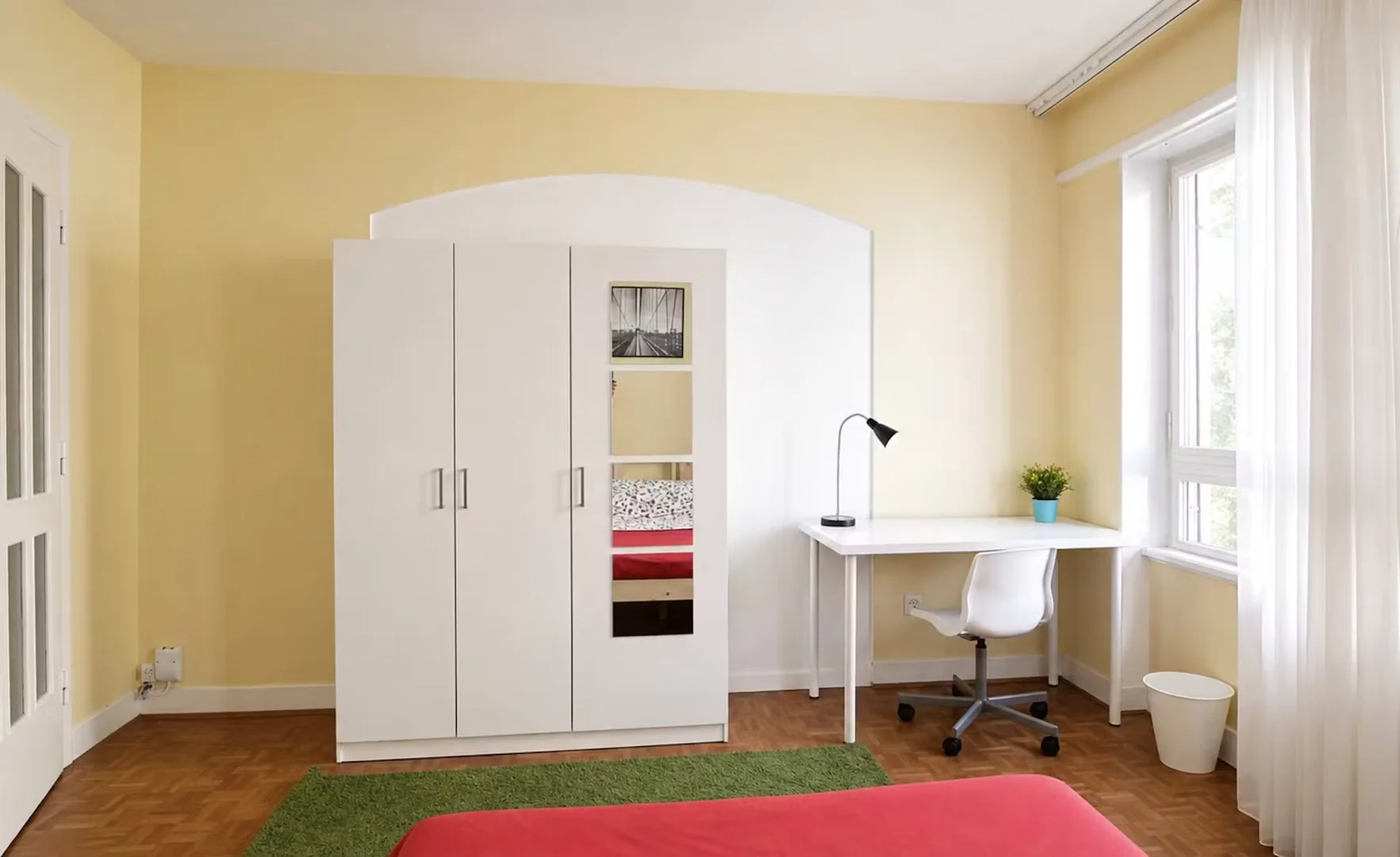 Habitación para estudiantes en  con modernas comodidades