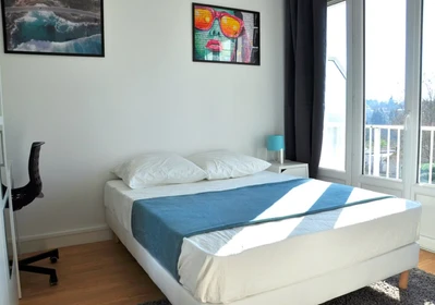 Habitación en alquiler con cama doble Nantes