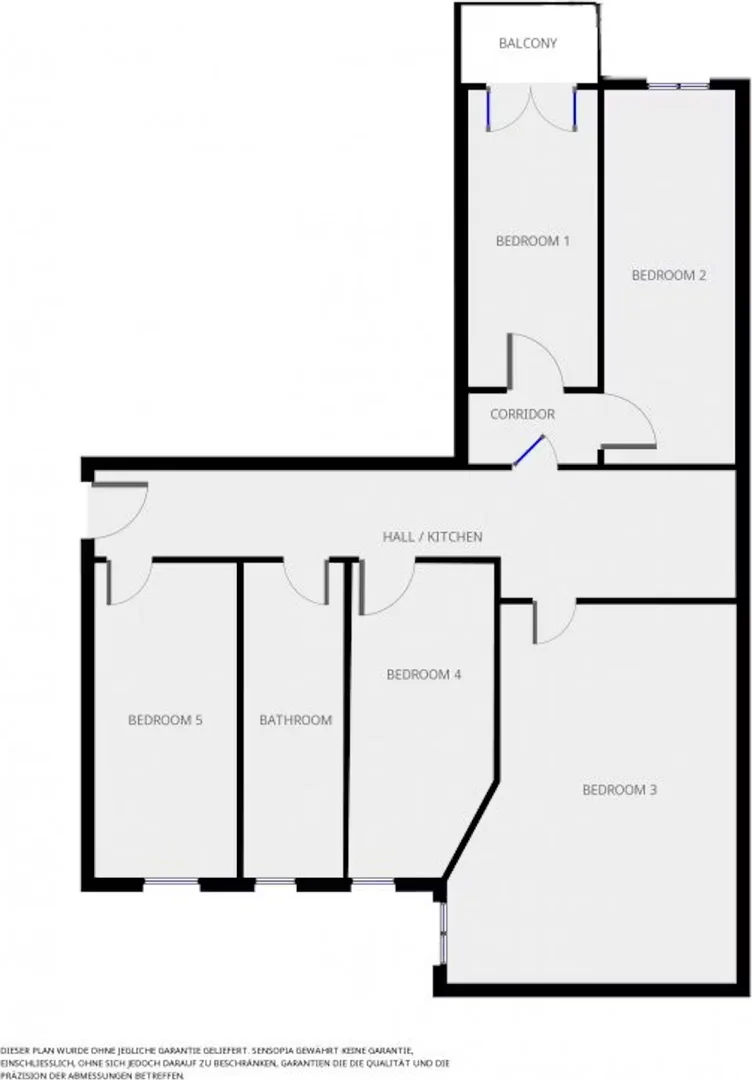 Habitación estudiantil luminosa y aireada con fácil acceso a la universidad en 