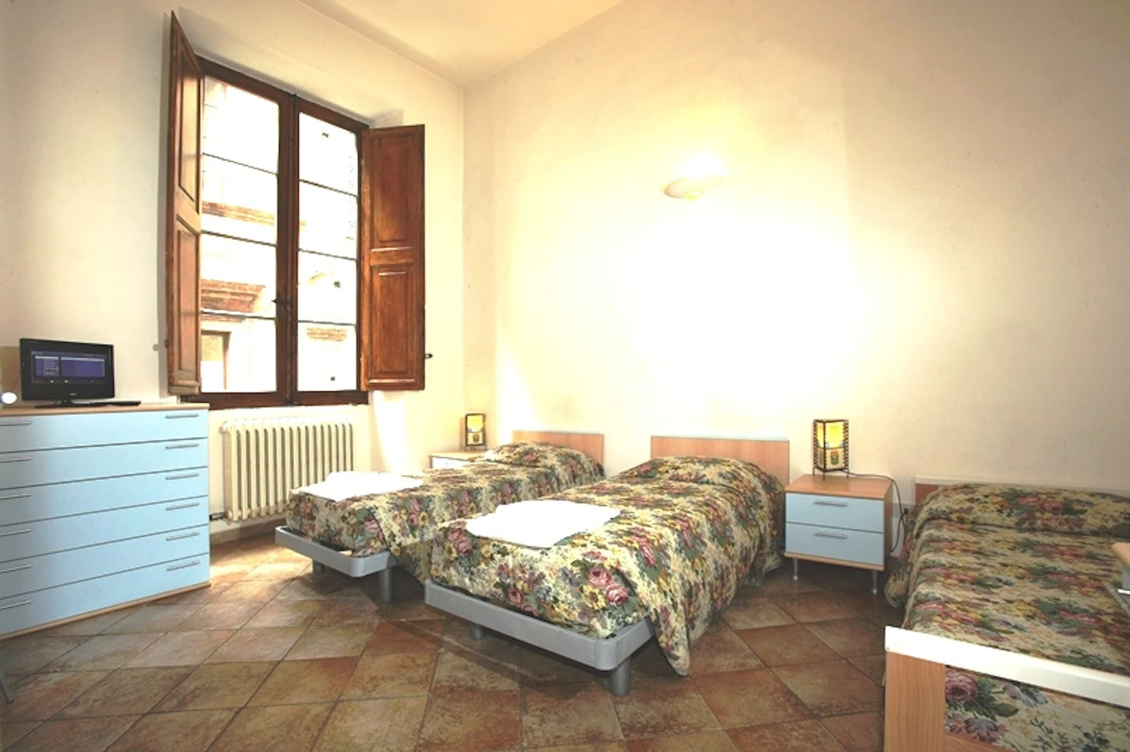 Siena de kiralık çok aydınlık paylaşımlı oda