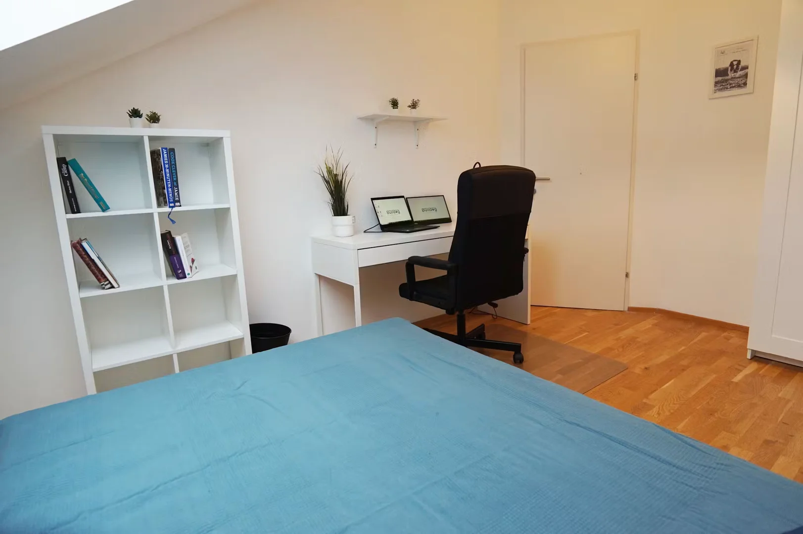 Habitación asequible para estudiantes con buena iluminación en 