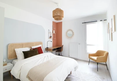 Bright private room in Villeurbanne