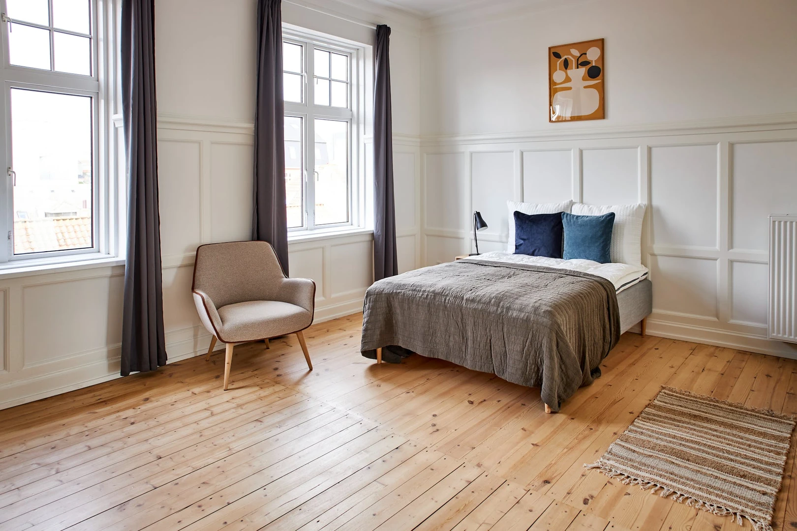 Aarhus de çift kişilik yataklı kiralık oda