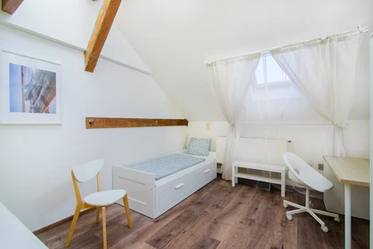 Quarto para alugar com cama de casal em Praha