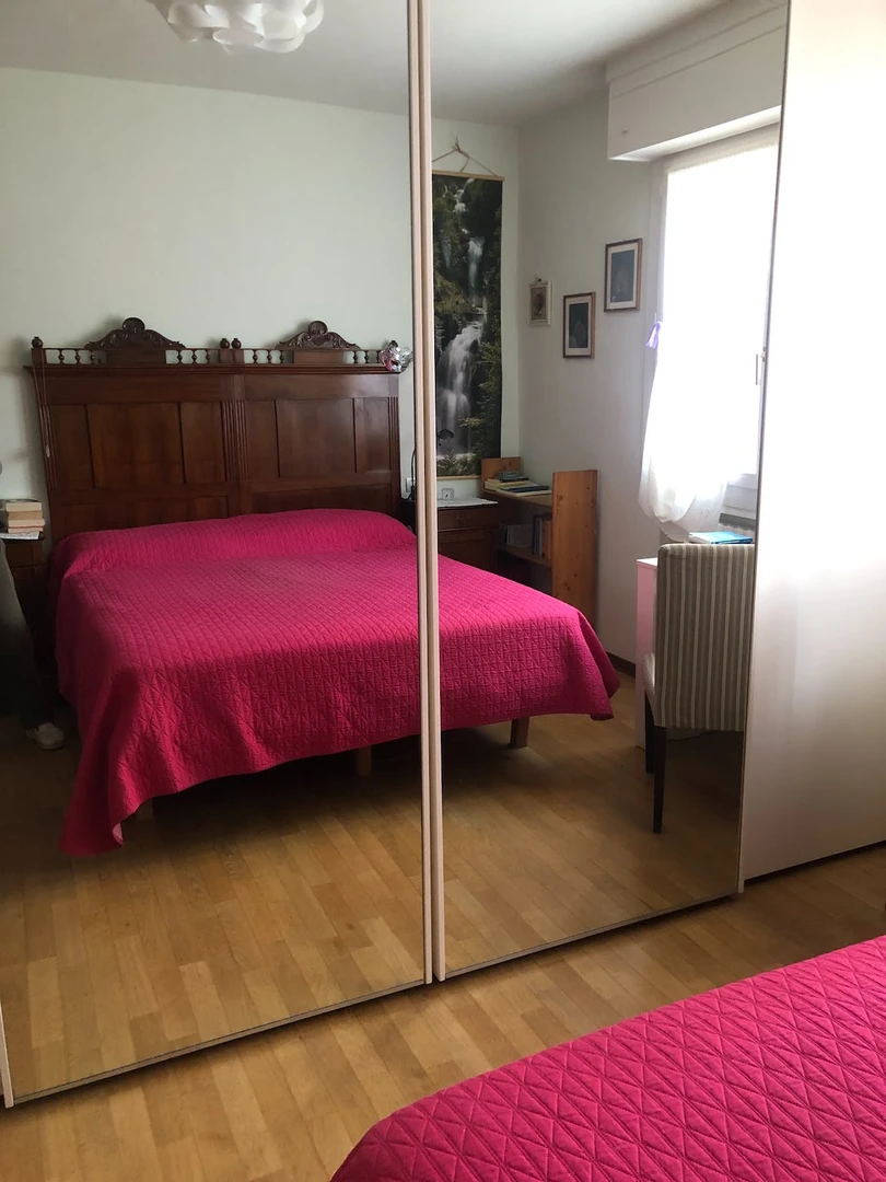 Bright private room in Parma