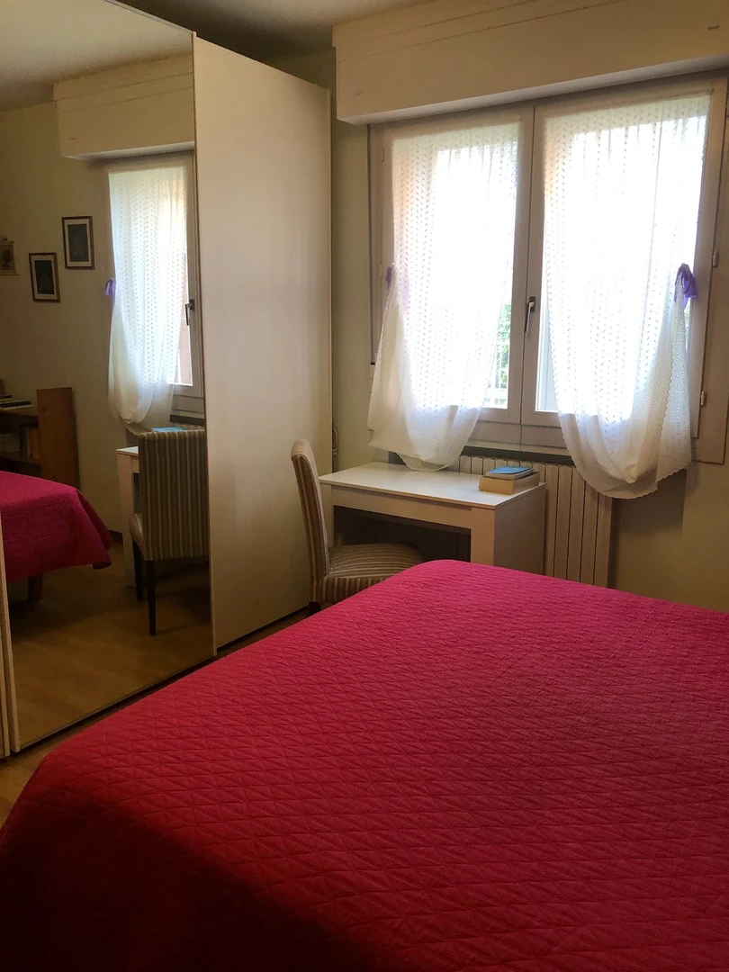 Bright private room in Parma