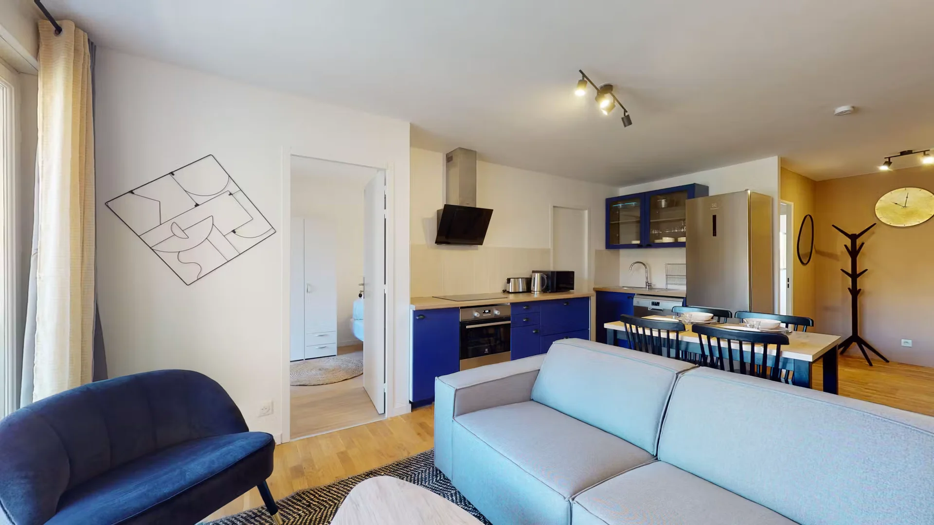 Chambre d'étudiant confortable et spacieuse dans