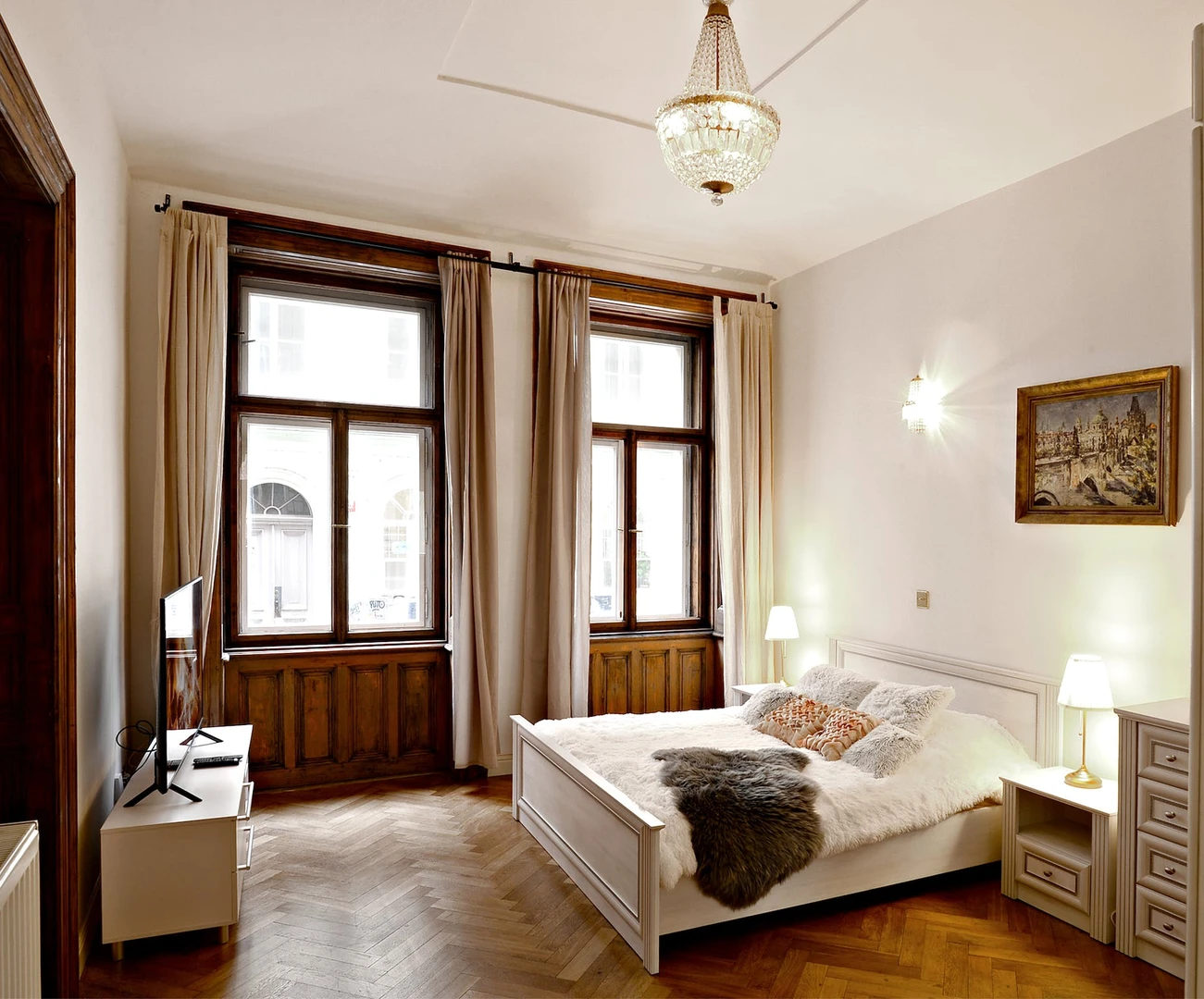 Nowoczesne i jasne mieszkanie w Praga