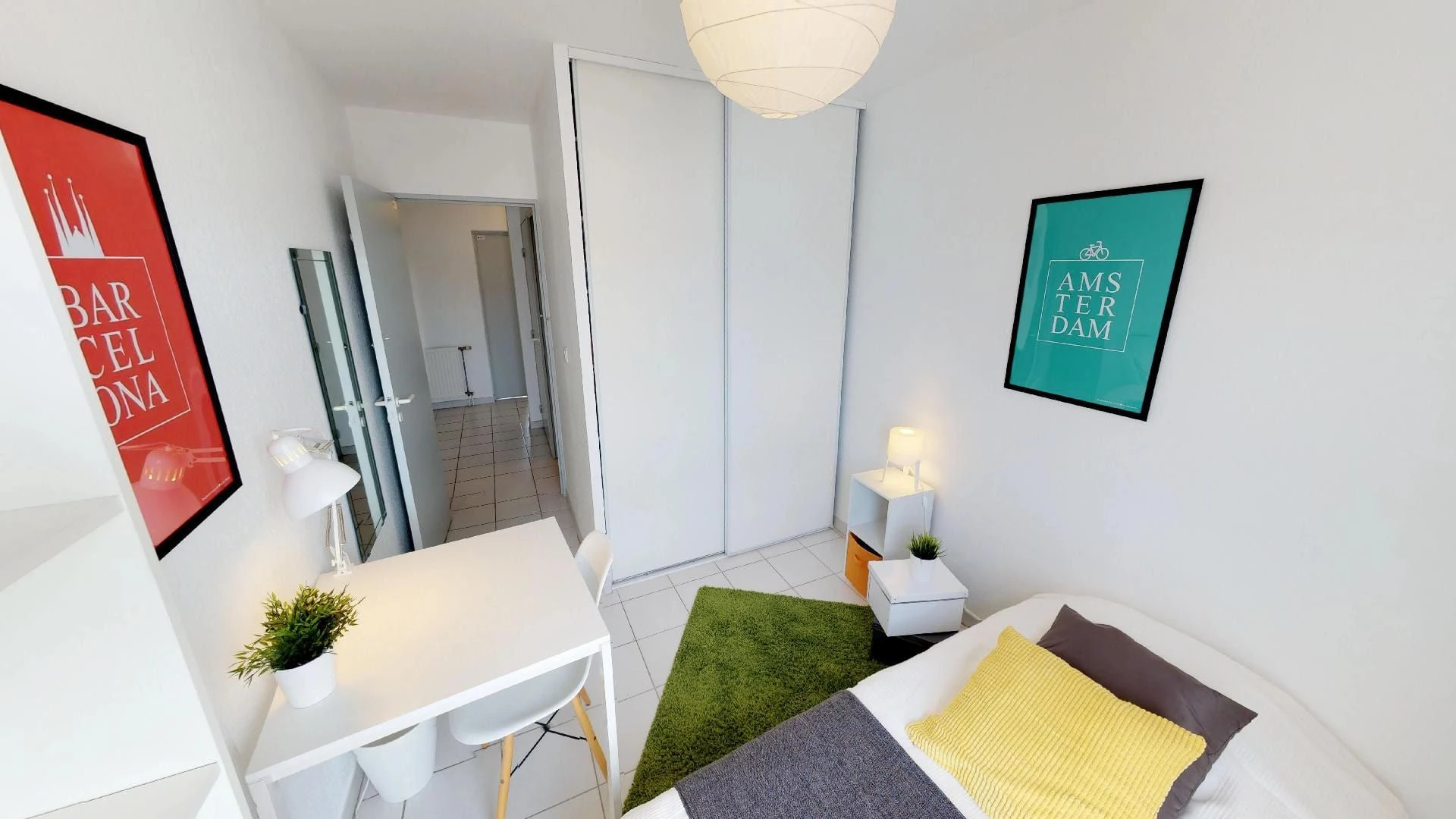 Quarto para alugar num apartamento partilhado em Montpellier