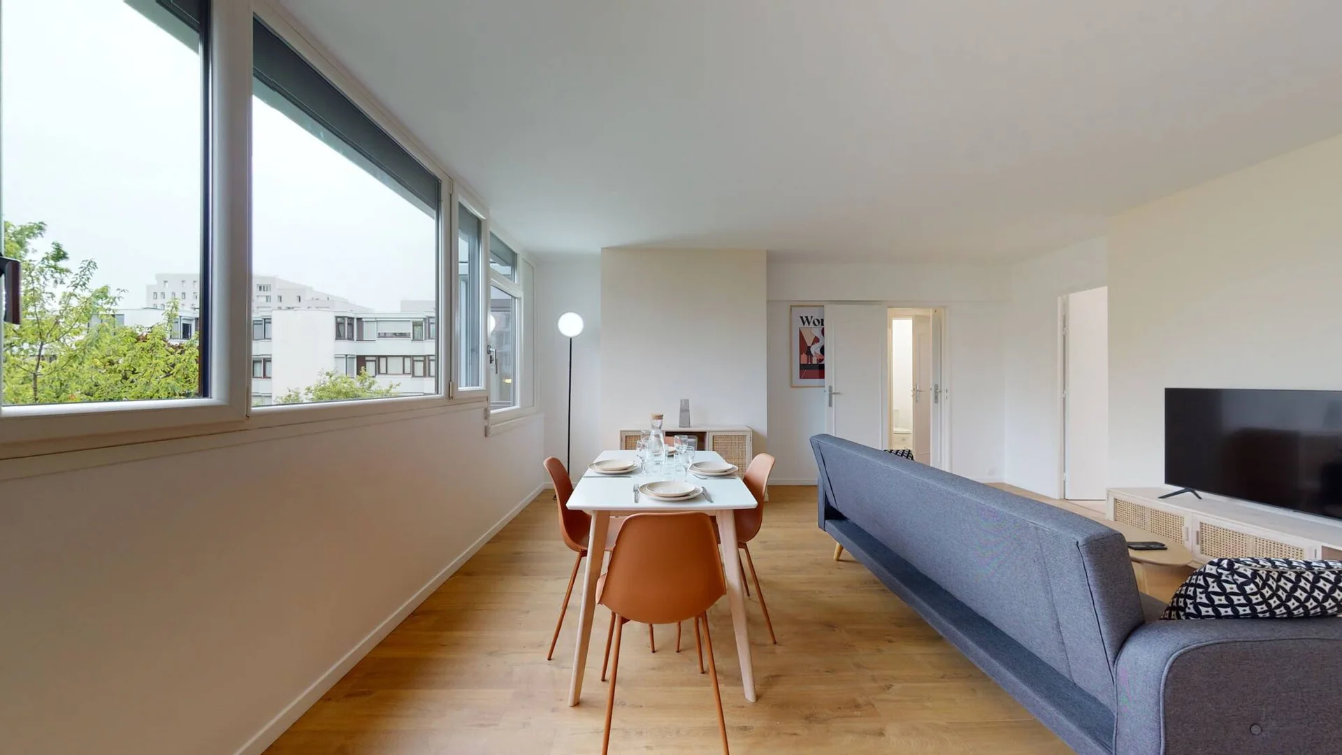 Habitación acogedora para estudiantes disponible en 