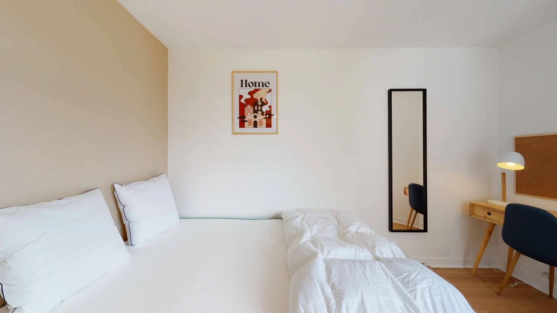 Quarto acolhedor para estudantes disponível em 