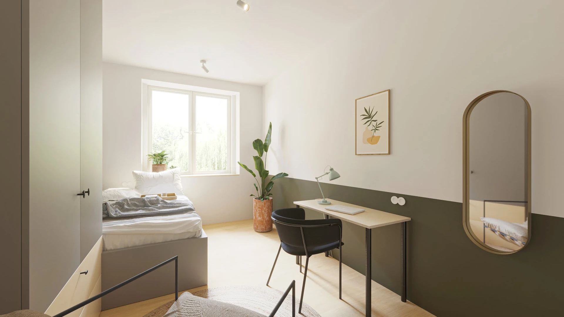Bright shared room for rent in Aachen
