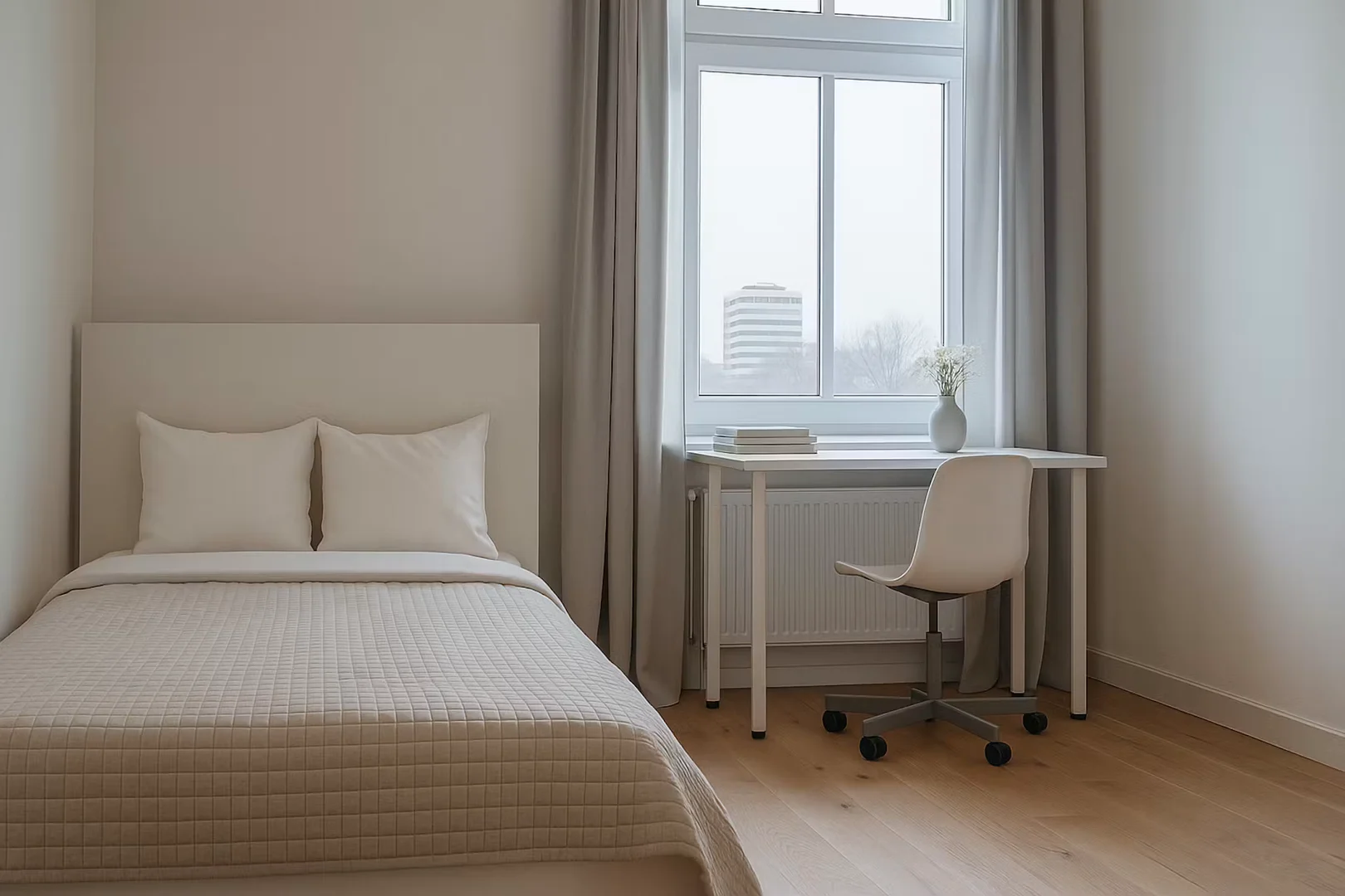 Funktionelles Studentenzimmer perfekt zum Studieren in 