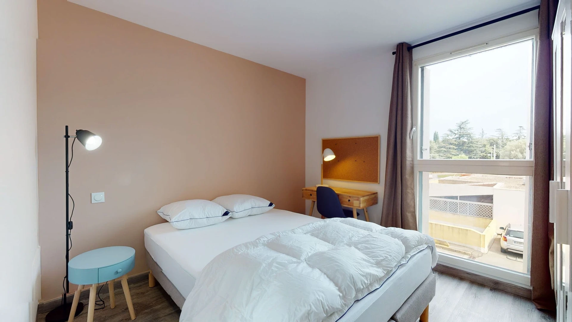 Quarto para alugar com cama de casal em Montpellier