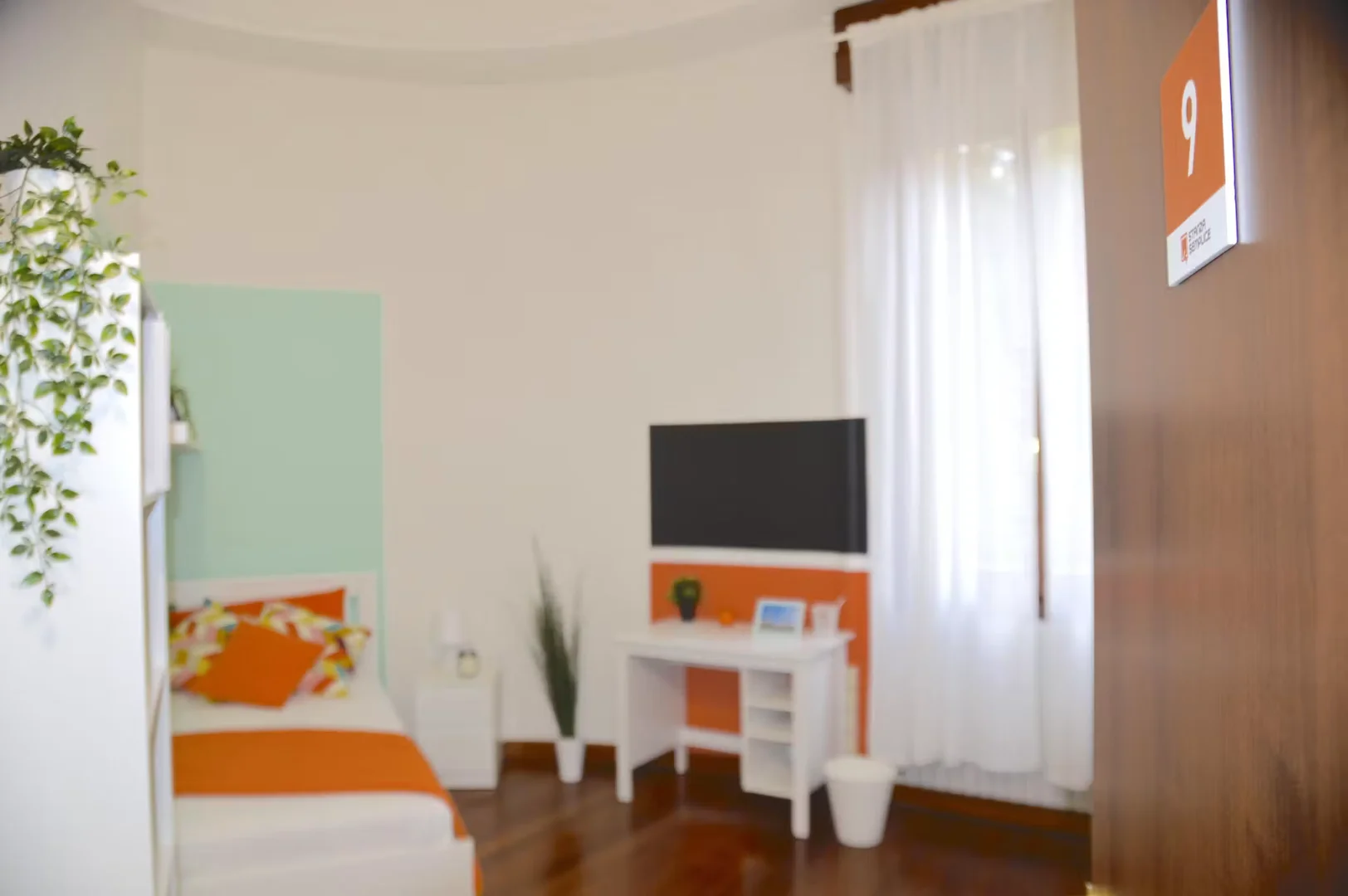 Habitación acogedora para estudiantes disponible en 