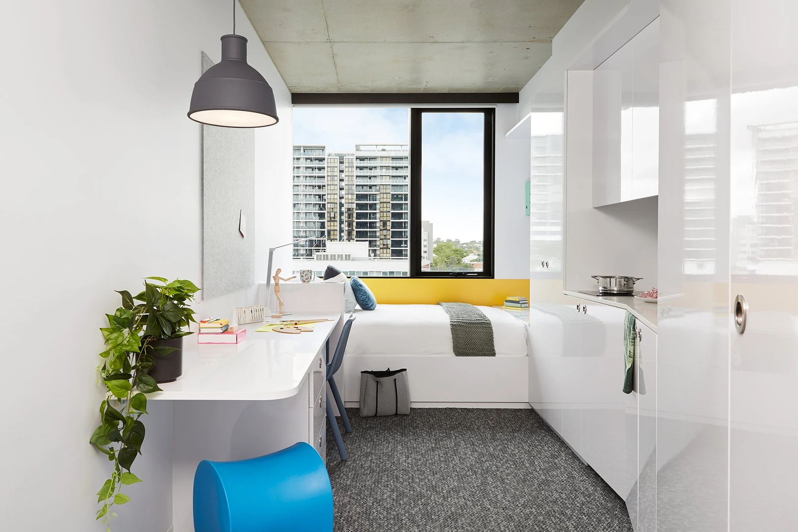 Brisbane de çift kişilik yataklı kiralık oda