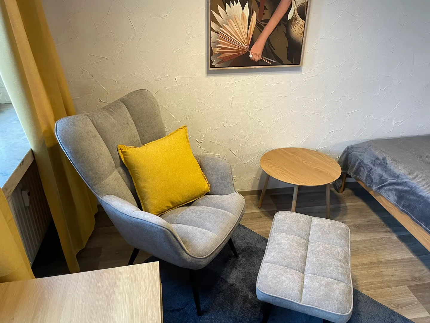 Habitación asequible para estudiantes con buena iluminación en 