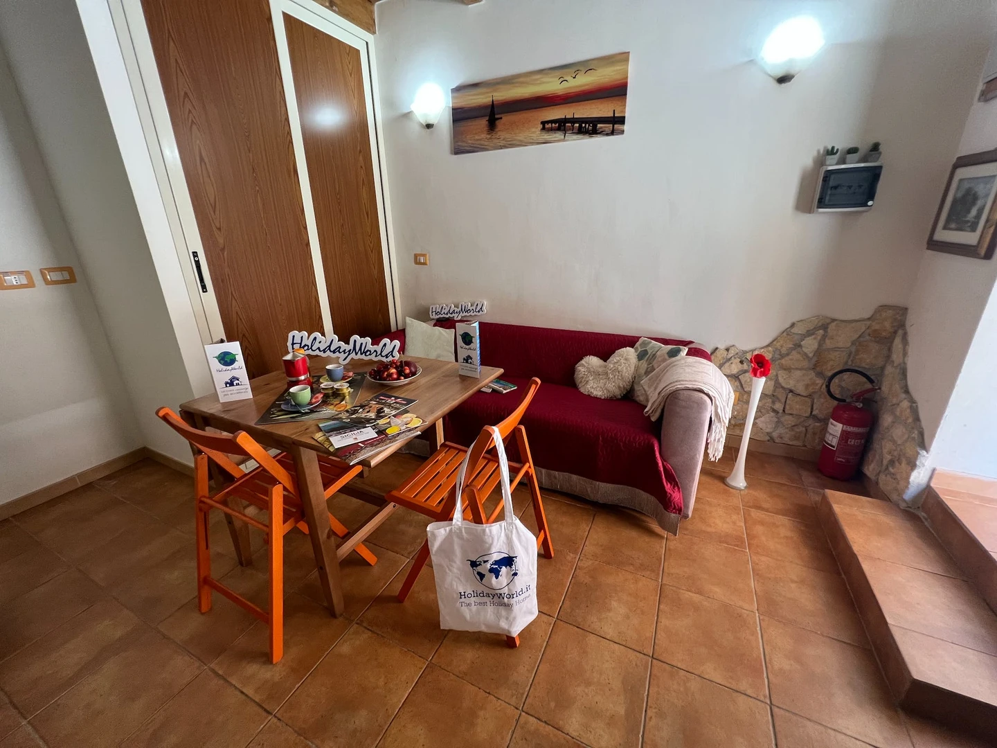 Komplette Wohnung voll möbliert in Messina