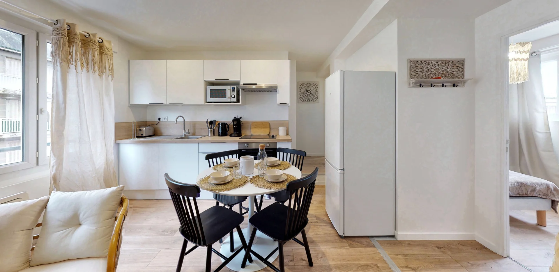 Quarto amigo do estudante em  com comodidades modernas