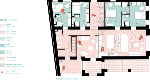 Privatzimmer im Wohnheim in der 1 rue Clinique, bild 31 von 32