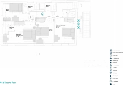 Stanza privata in residence in 15 rue des Iles, immagine 24 di 26