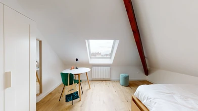 Zimmer mit Doppelbett zu vermieten Lille