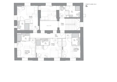 Prywatny pokój w rezydencji 43 avenue de la République, obraz 31 32