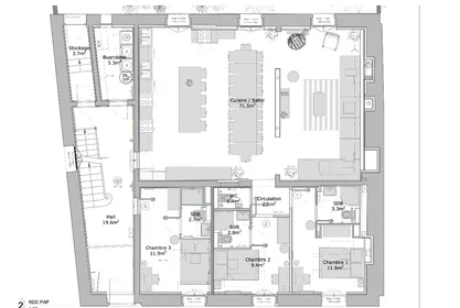 Privatzimmer im Wohnheim in der 51 avenue Georges Clemenceau, bild 16 von 18