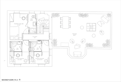 私人房间 在住宅内 在 11 rue du Clos des Ermites, 30的图像27